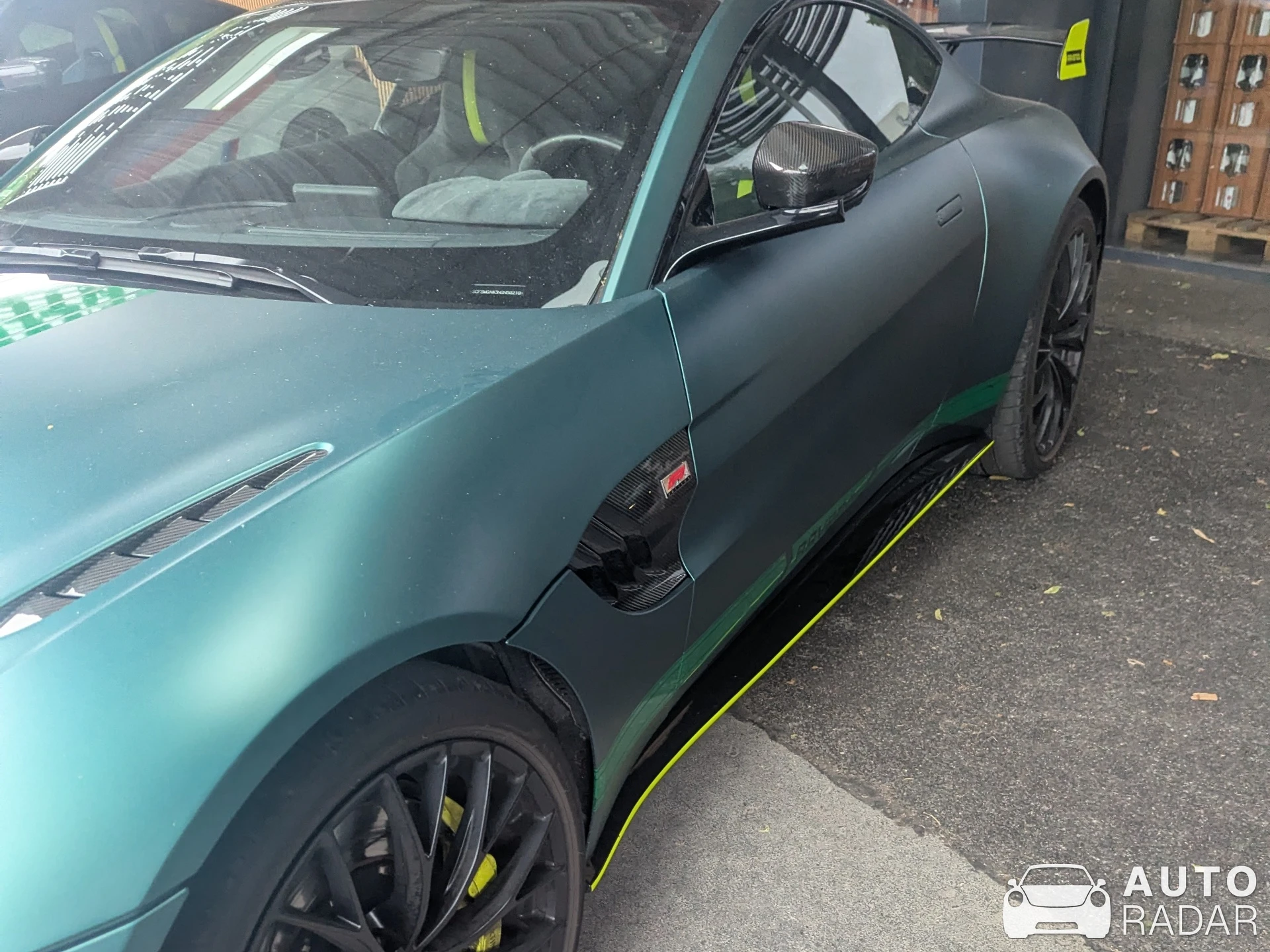 Aston Martin V8 Vantage Formula 1 Edition spotted in Gütersloh