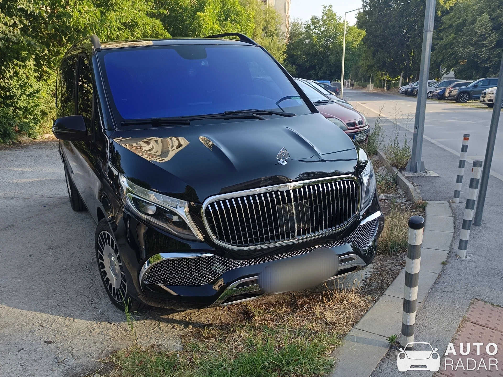Mercedes-Benz V-Klasse Maybach Kit spotted in Варна