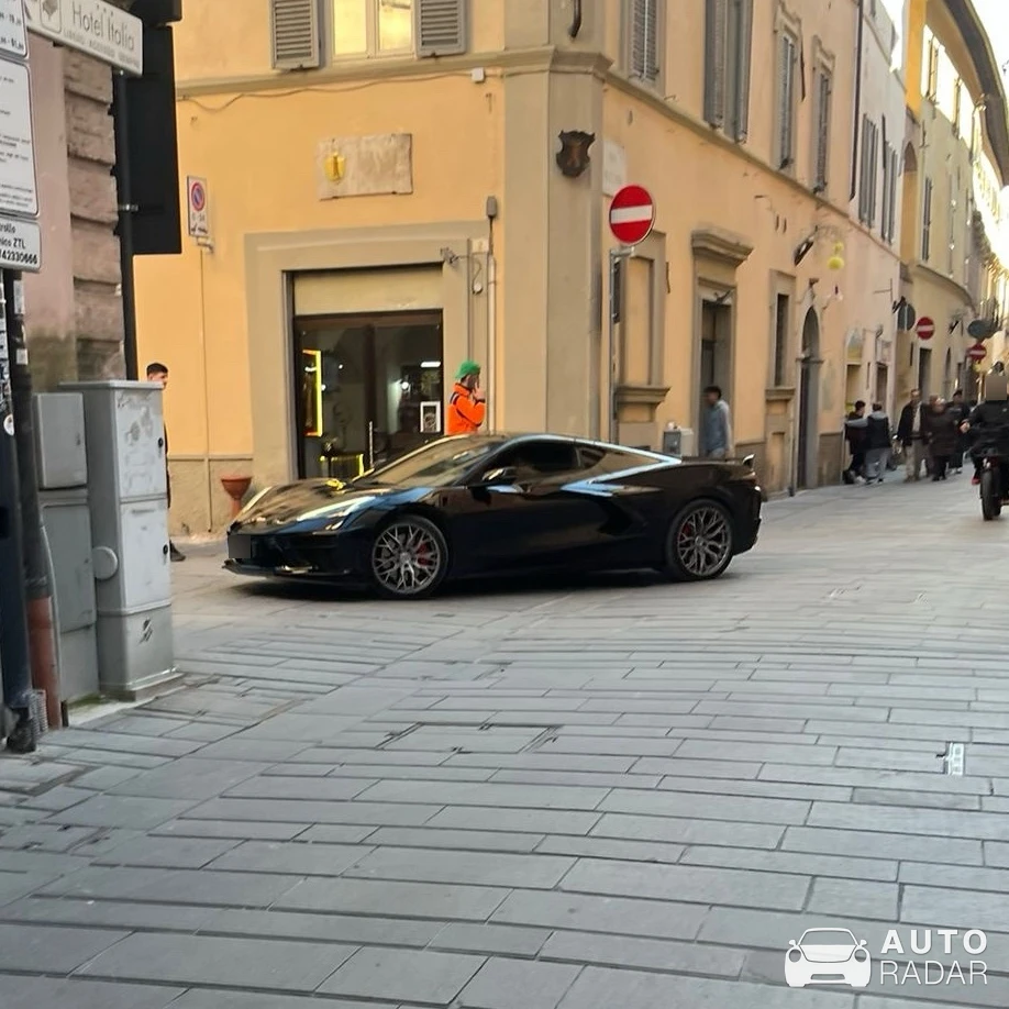 Chevrolet Corvette C8 Stingray spotted in Bastia Umbra