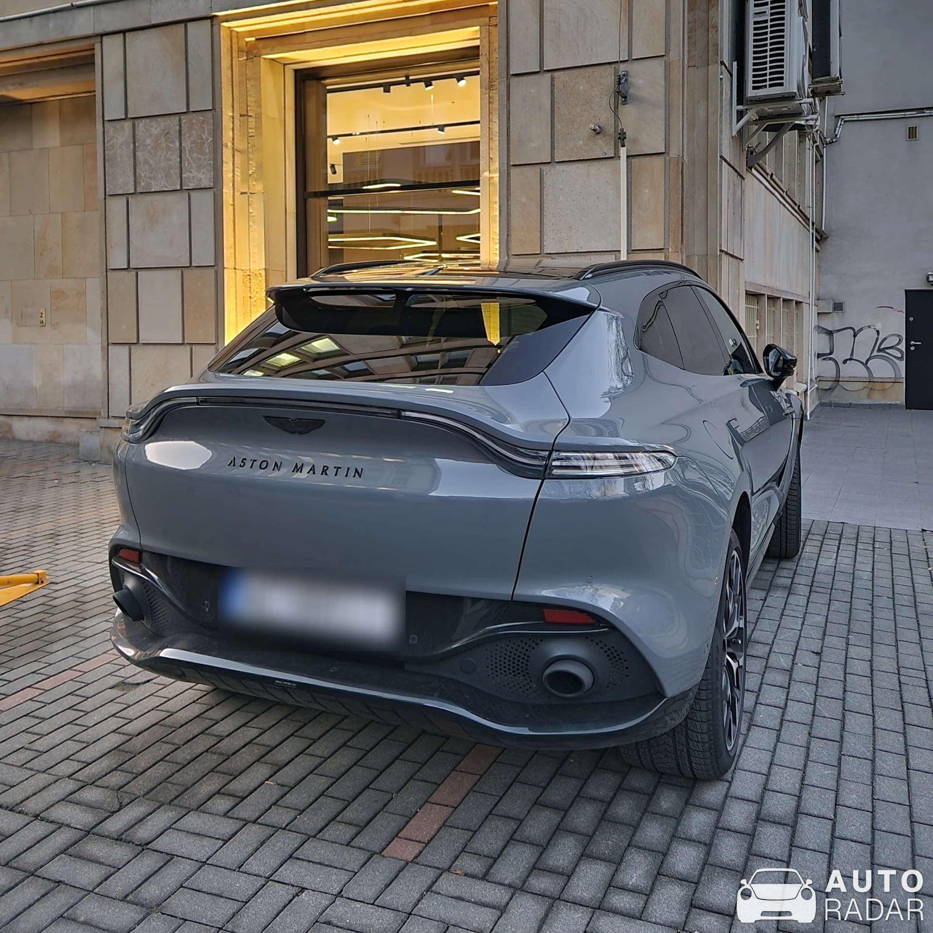 Aston Martin DBX spotted in Warszawa, Polska