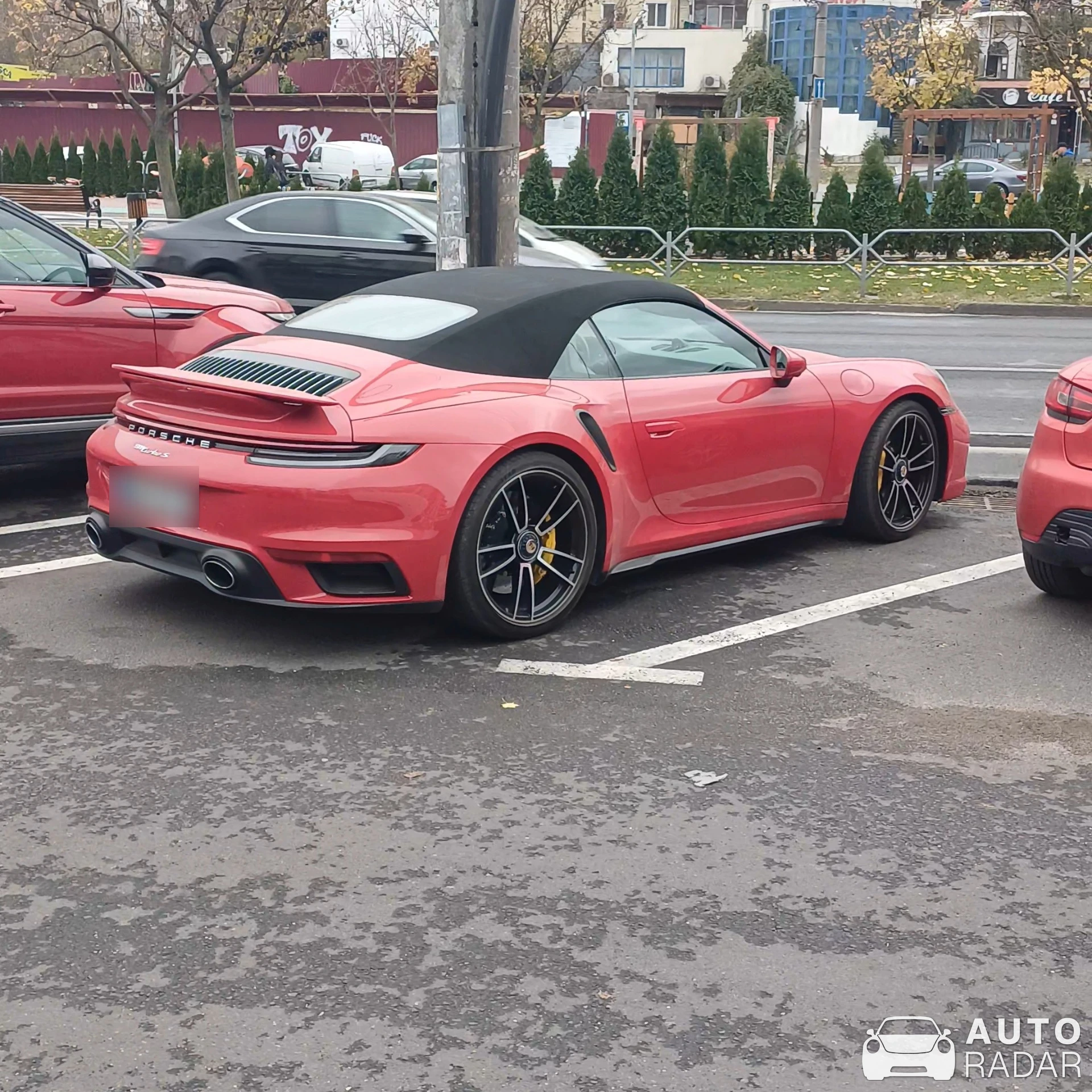 Porsche 992 Turbo S Cabriolet MkI spotted in Chișinău, Moldova