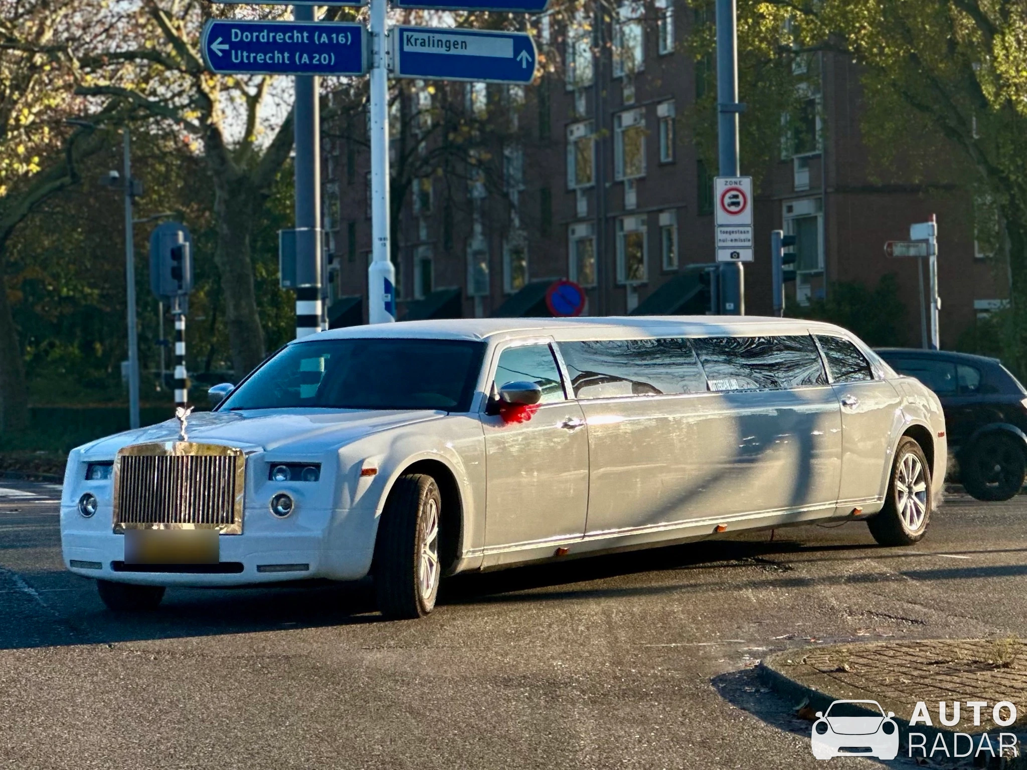 Rolls-Royce Phantom VII Limousine spotted in Rotterdam