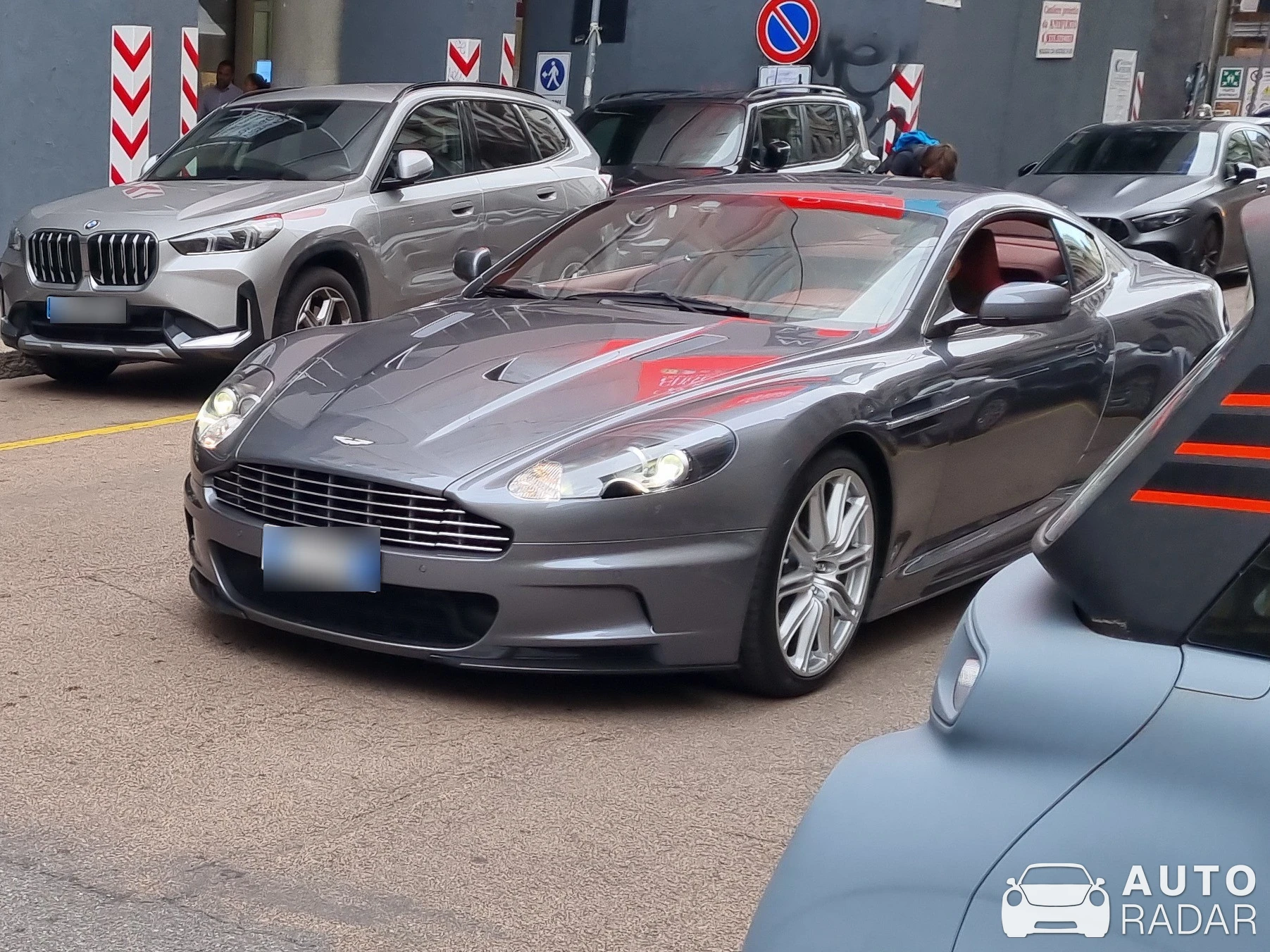 Aston Martin DBS spotted in Milano, Italia