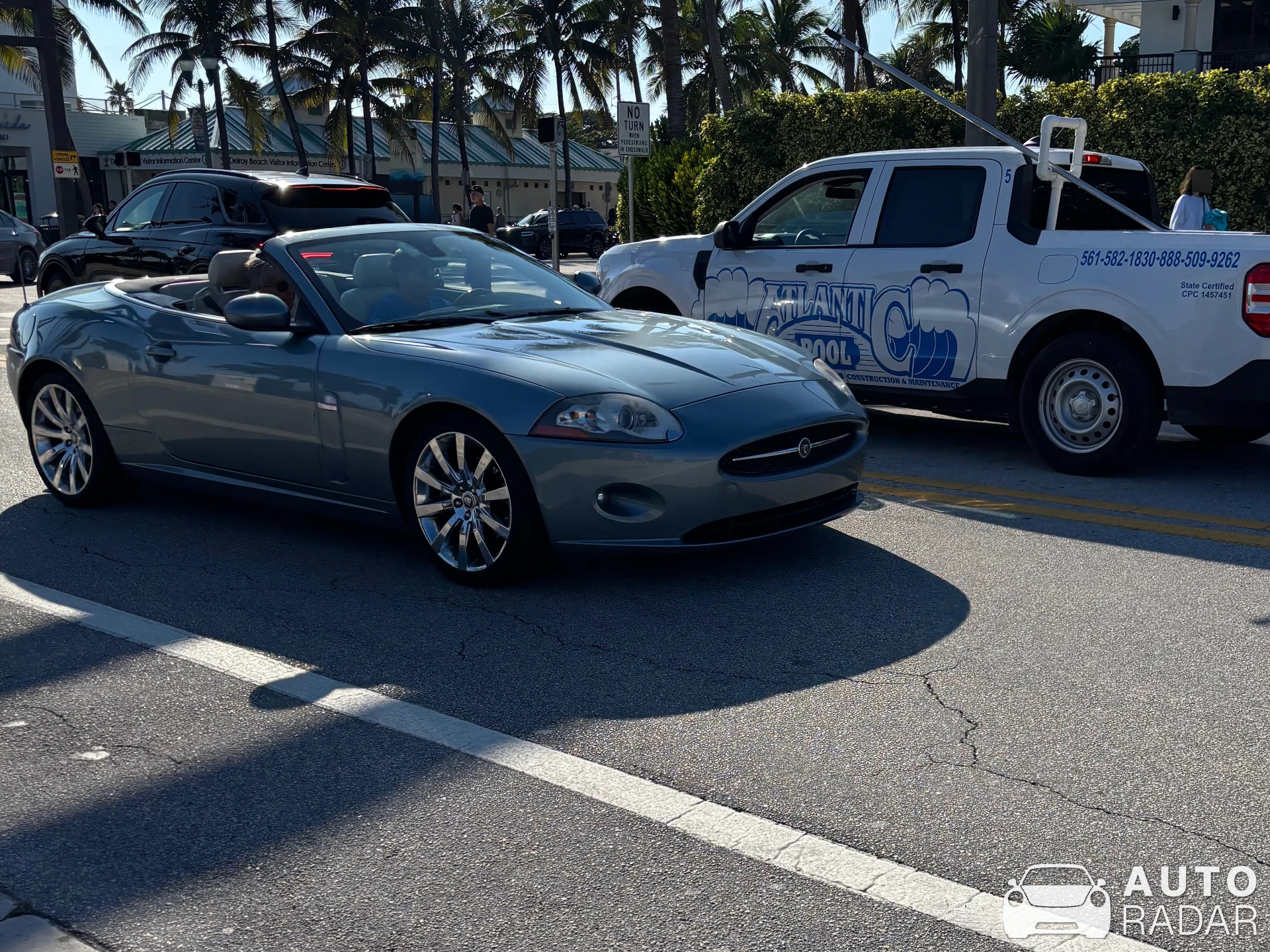 Jaguar XK Convertible spotted in Delray Beach