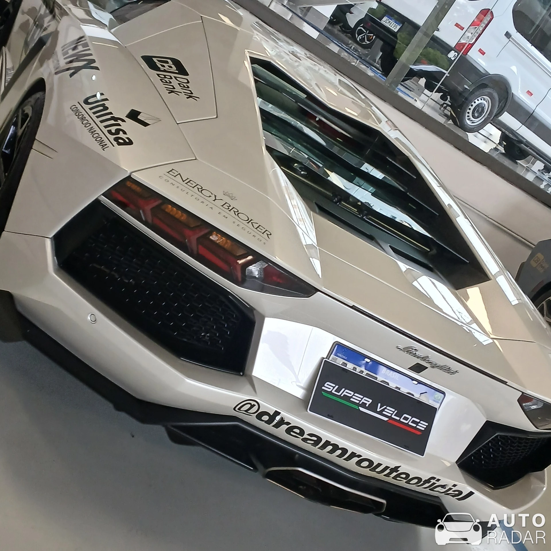Lamborghini Aventador LP700-4 spotted in Passo d'Areia, Brasil