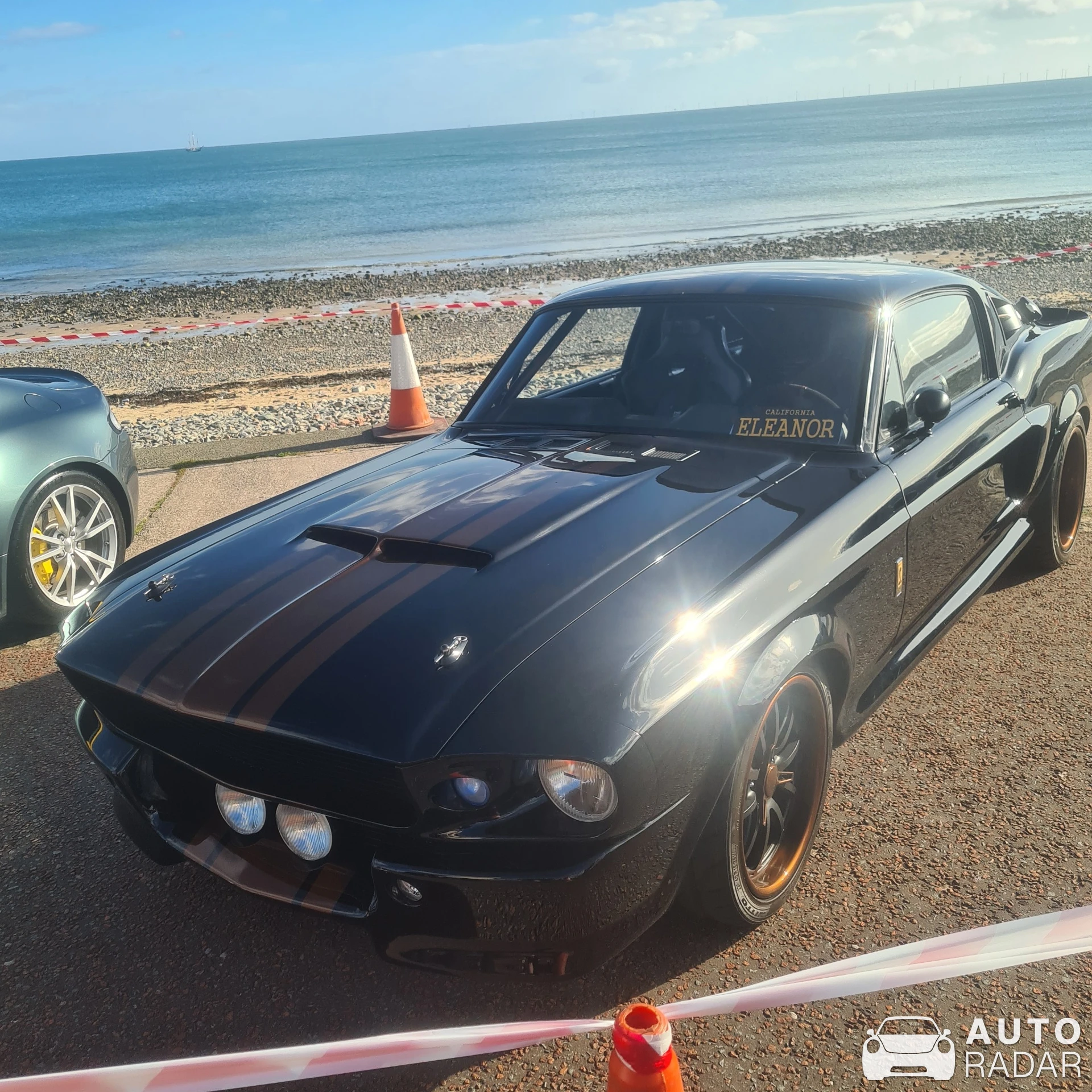 Ford Mustang Eleanor KS spotted in Llandudno