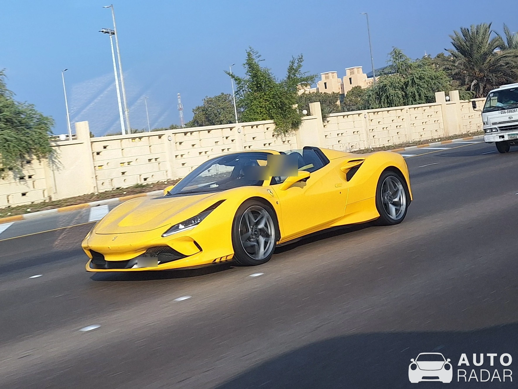 Ferrari F8 Spider spotted in Abu Dhabi, United Arab Emirates