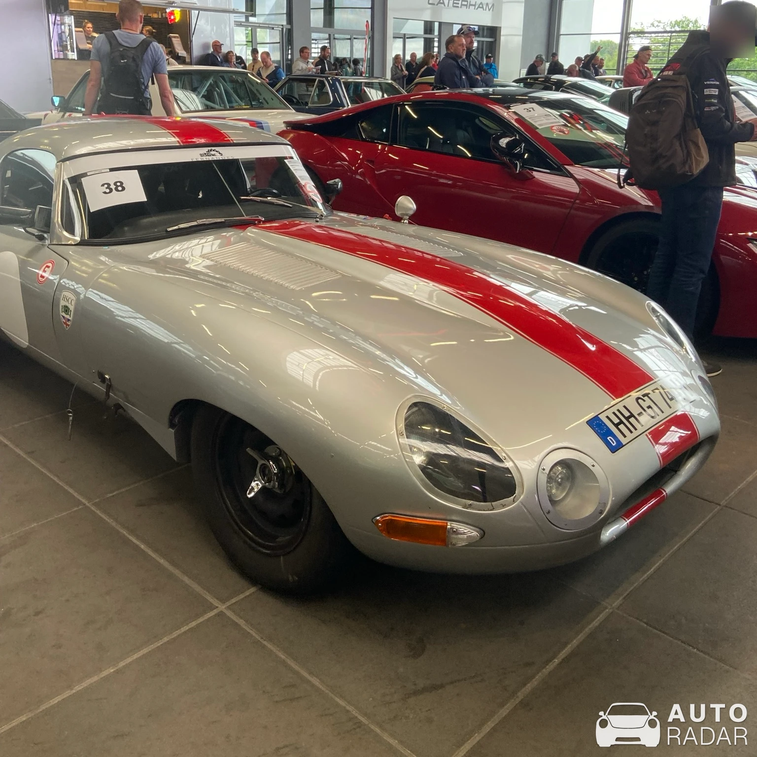 Jaguar E-Type Series 1 Coupe spotted in Nürburg