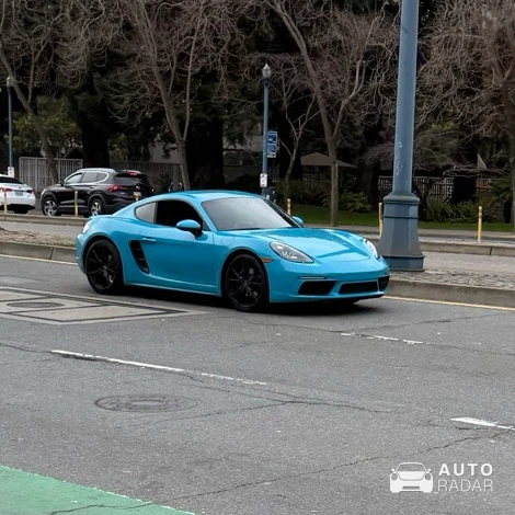 Porsche 718 Cayman spotted in San Francisco, United States
