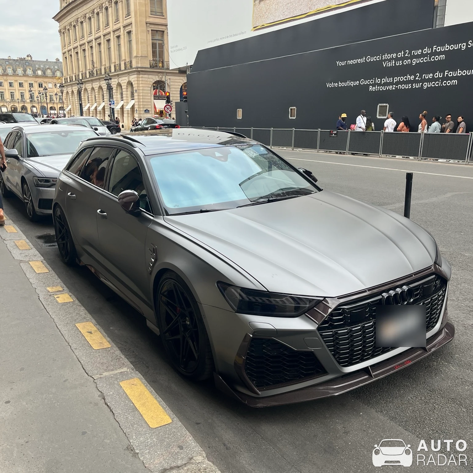 Audi ABT RS6 Plus Avant C8 spotted in Paris