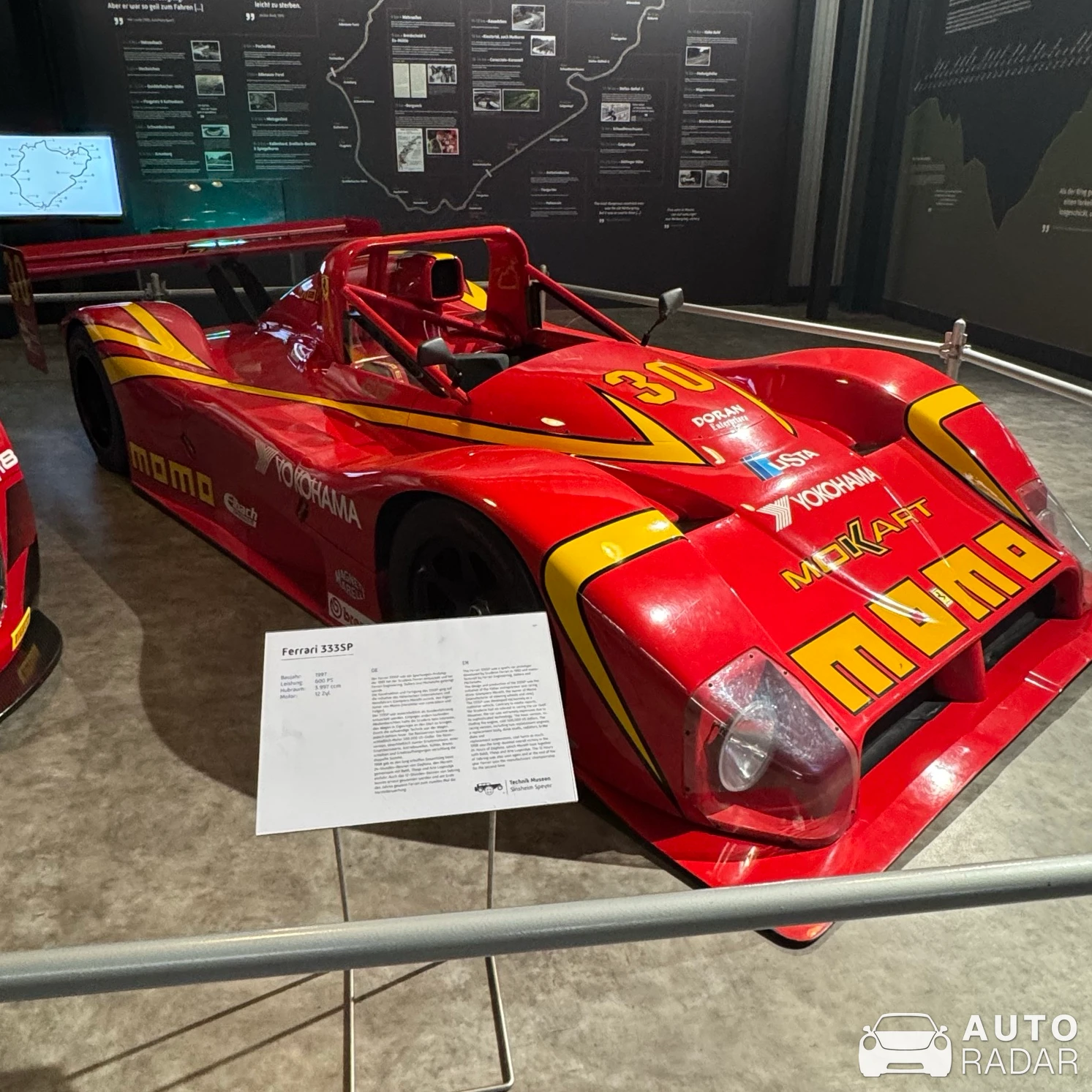 Ferrari 333 SP spotted in Sinsheim