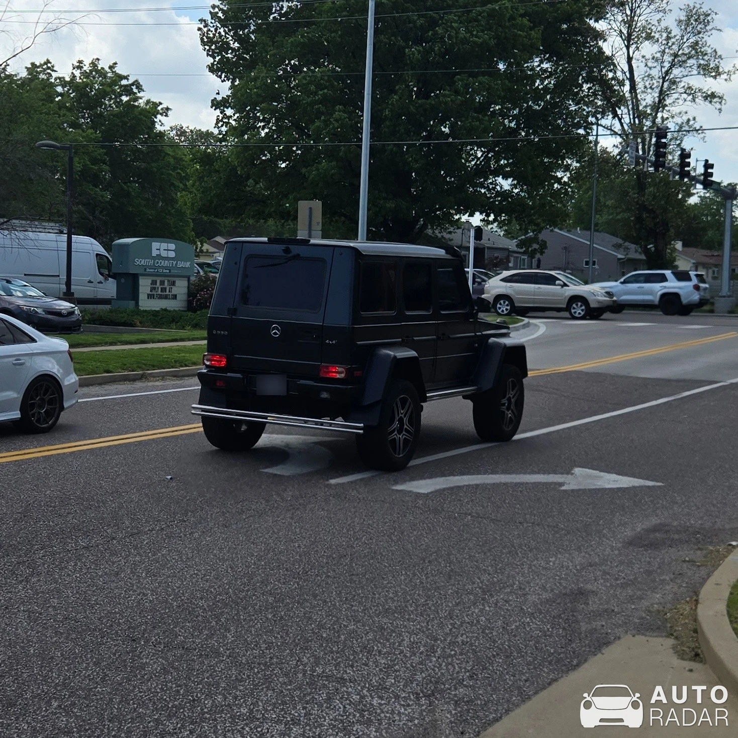 Mercedes-Benz G 550 4X4² spotted in St. Louis