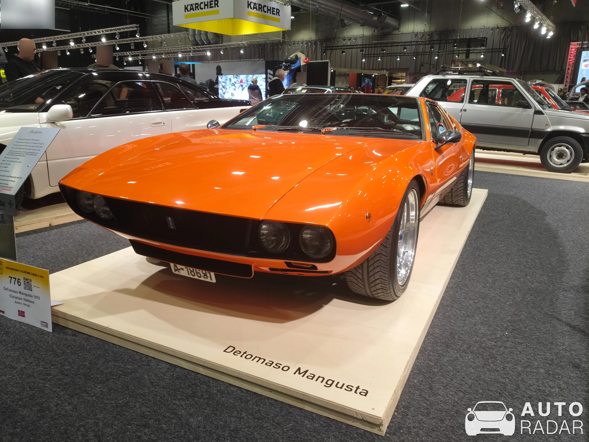 De Tomaso Mangusta 1967-1971 spotted in Lillestrøm