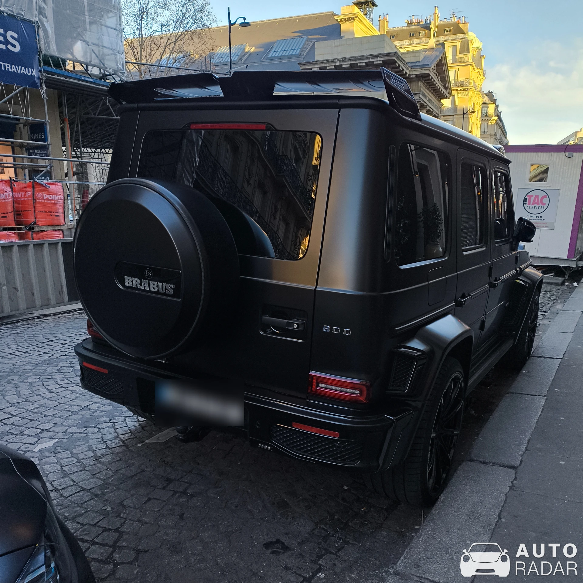 Mercedes-AMG Brabus G 800 spotted in Paris, France