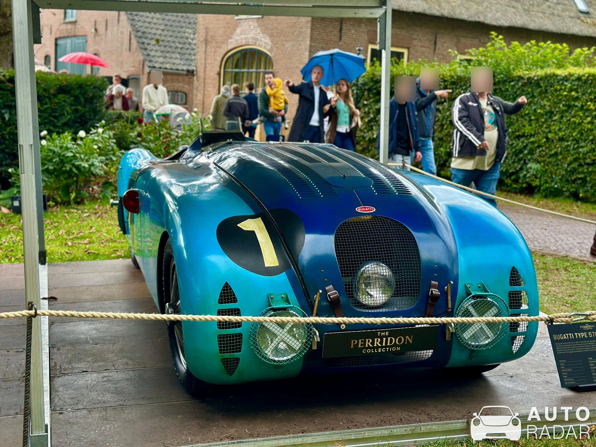 Bugatti Type 57G Tank spotted in Beesd