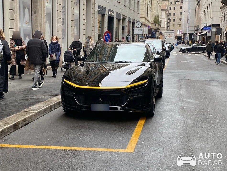 Ferrari Purosangue spotted in Milano, Italy