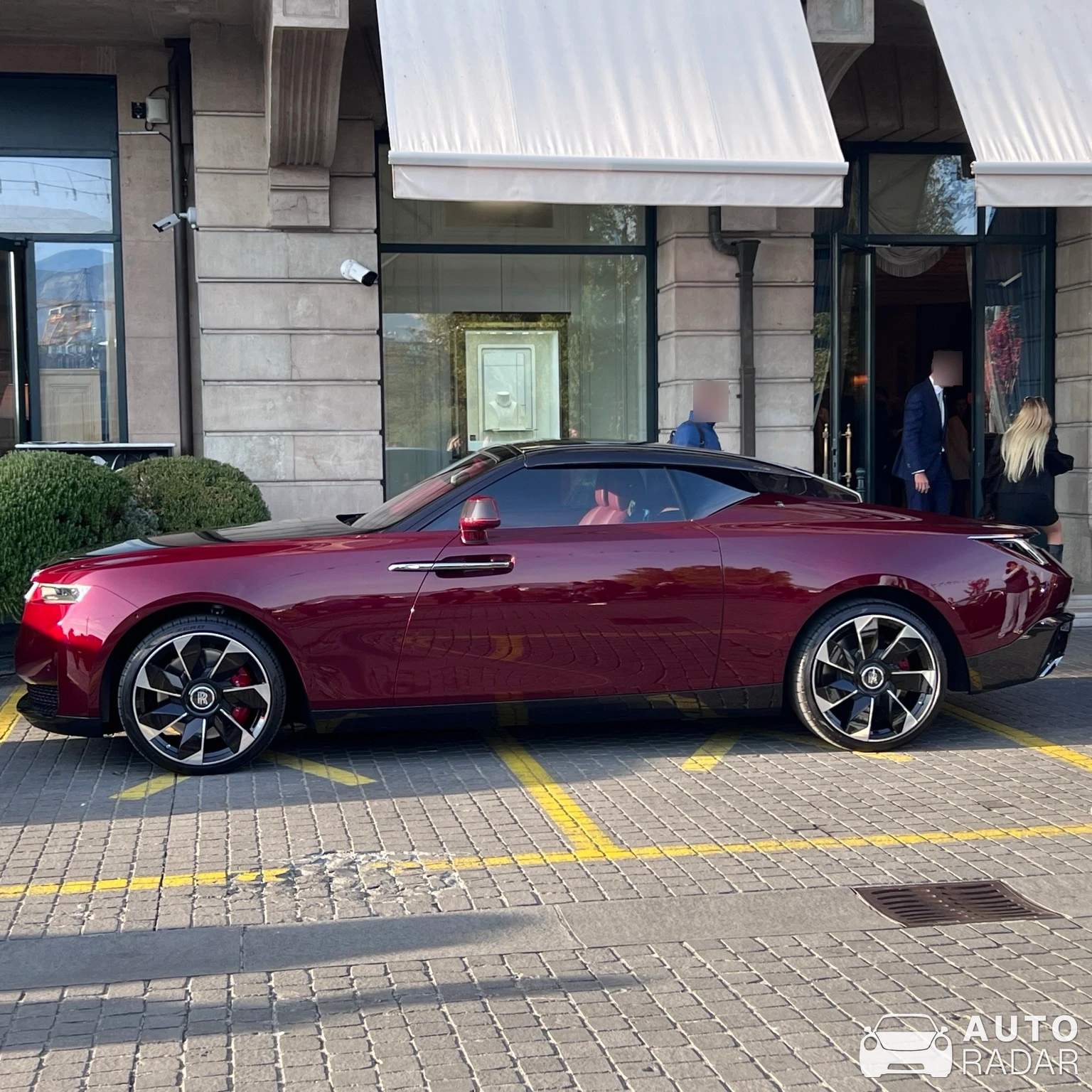 Rolls-Royce Droptail La Rose Noire  spotted in Genève, Suisse
