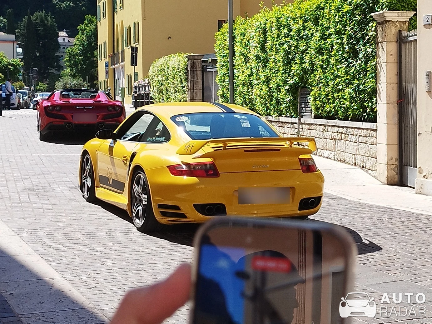 Porsche 9ff 997 Turbo spotted in Garda