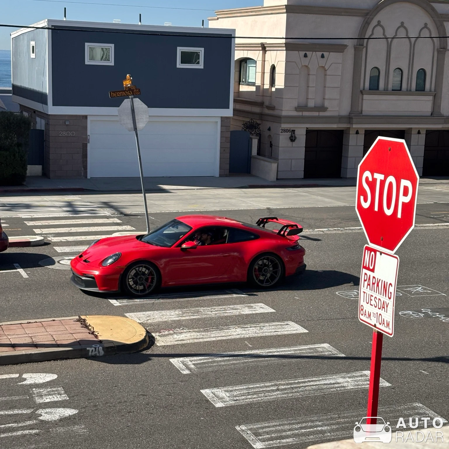 Porsche 992 GT3 MkI spotted in Hermosa Beach, United States
