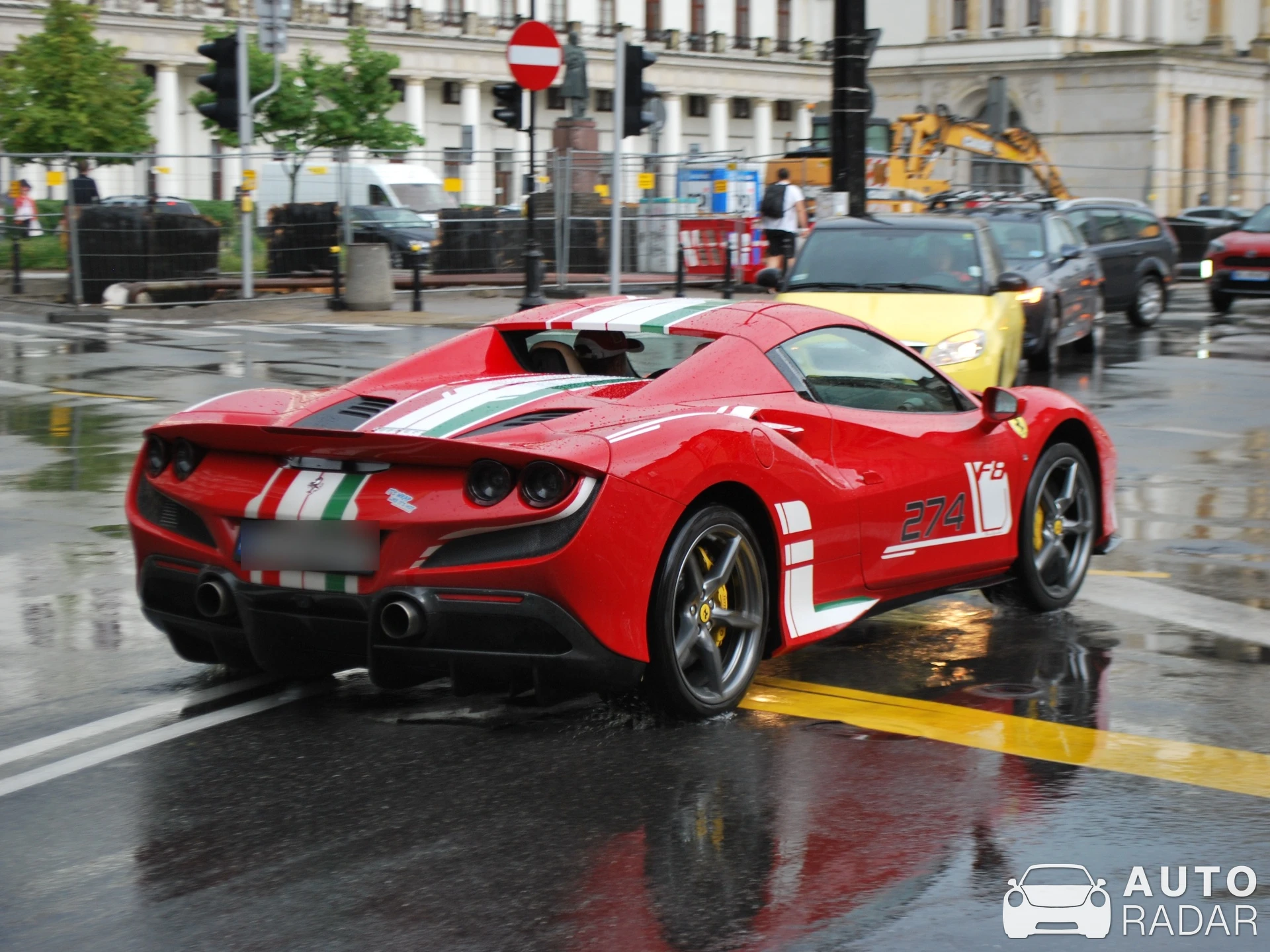 Ferrari F8 Spider spotted in Warszawa, Poland