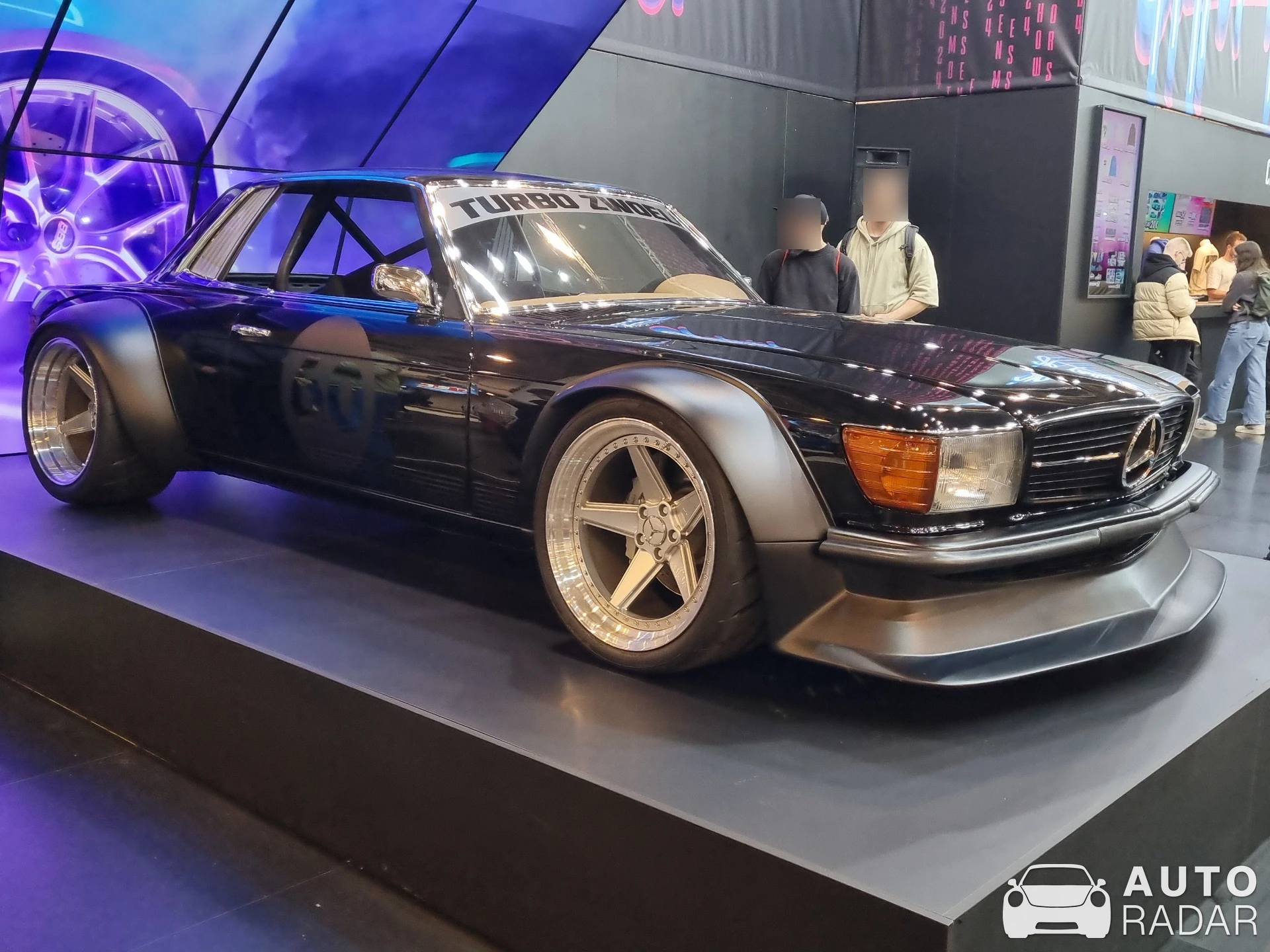 Mercedes-Benz SLC R107 Widebody by JP Performance spotted in Essen, Germania