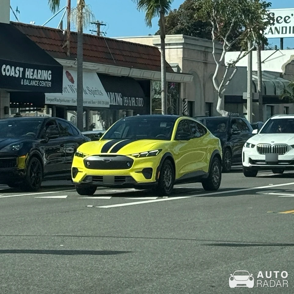 Ford Mustang Mach-E Rally spotted in Newport Beach, United States