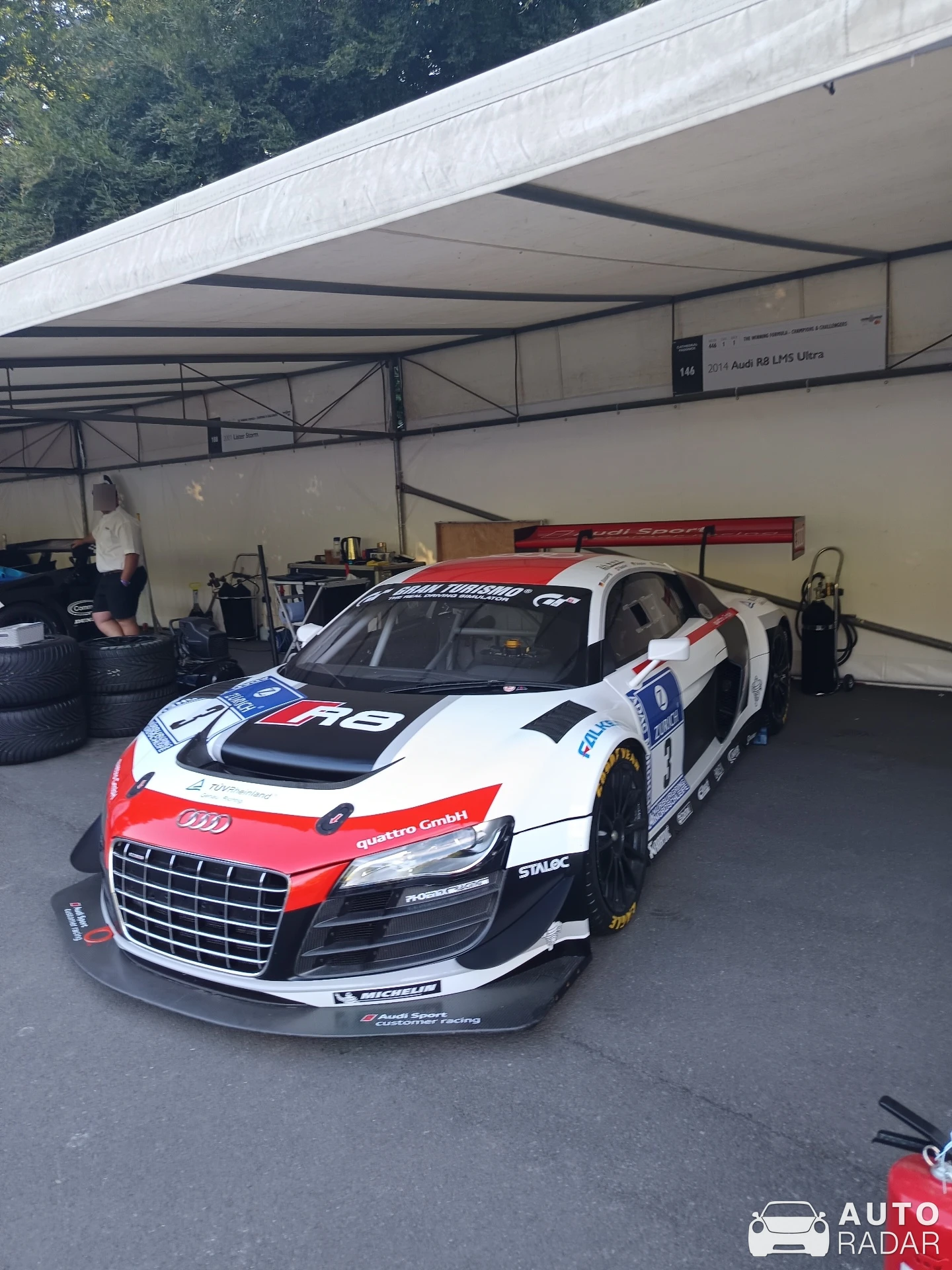 Audi R8 LMS ultra spotted in Chichester