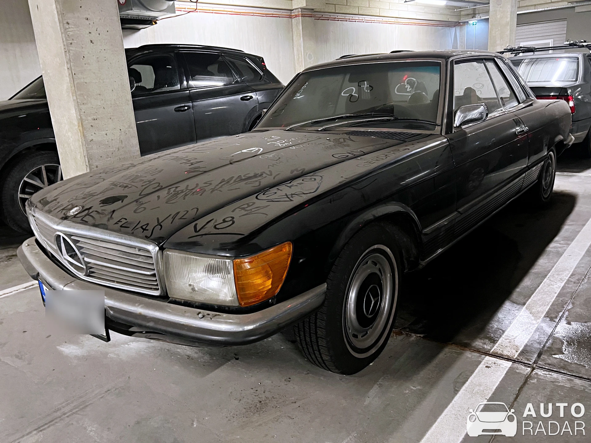 Mercedes-Benz SLC R107 spotted in Tallinn, Эстония