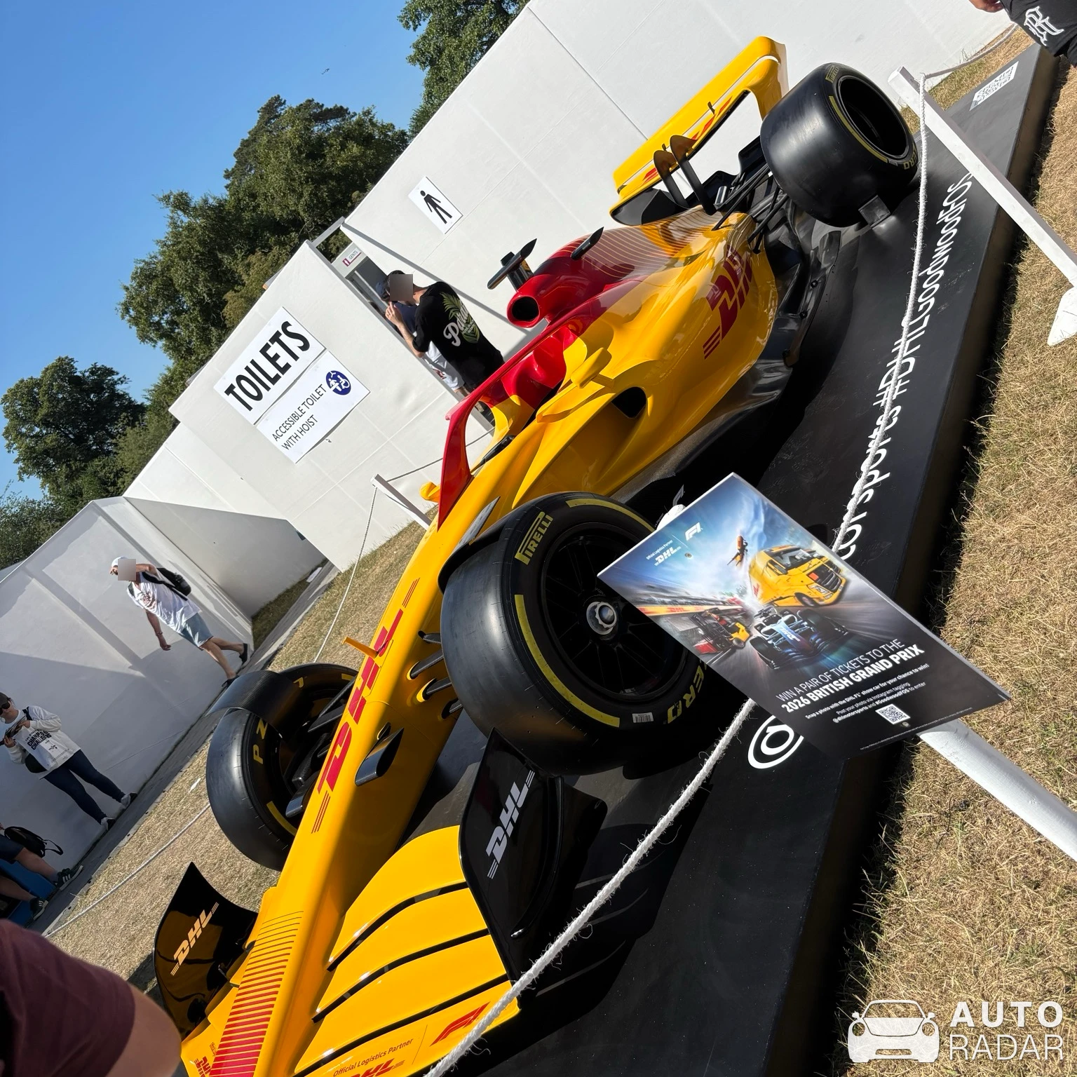 Pirelli 2022 F1 Showcar spotted