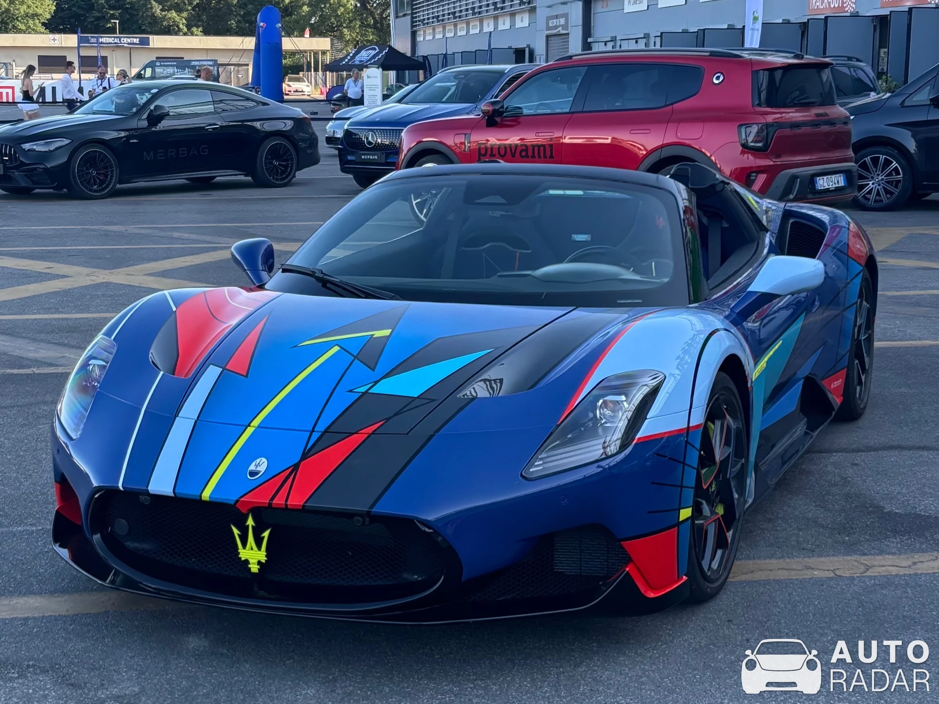 Maserati MC20 Cielo Opera d'Arte spotted in Monza