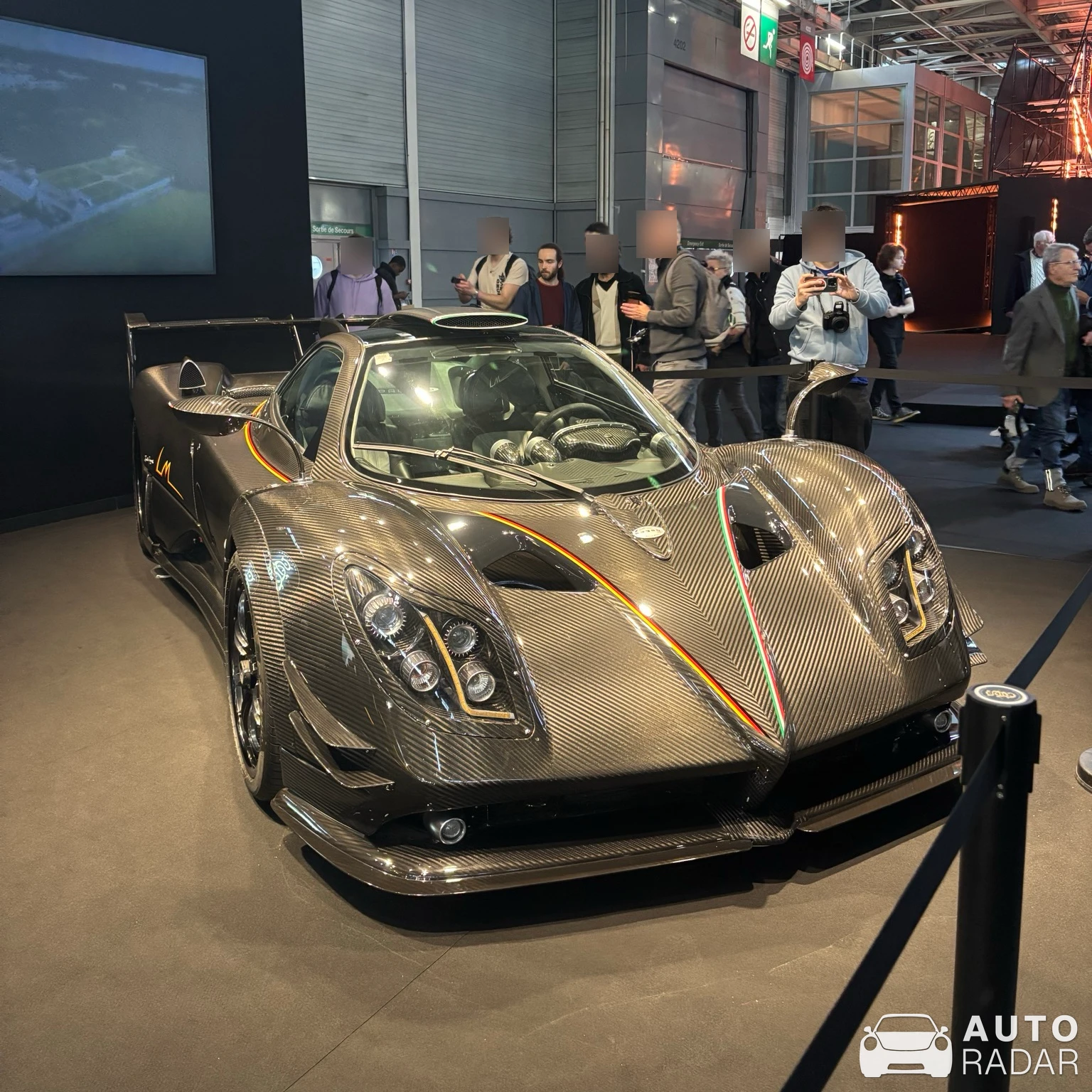 Pagani Zonda LM spotted in Paris, France