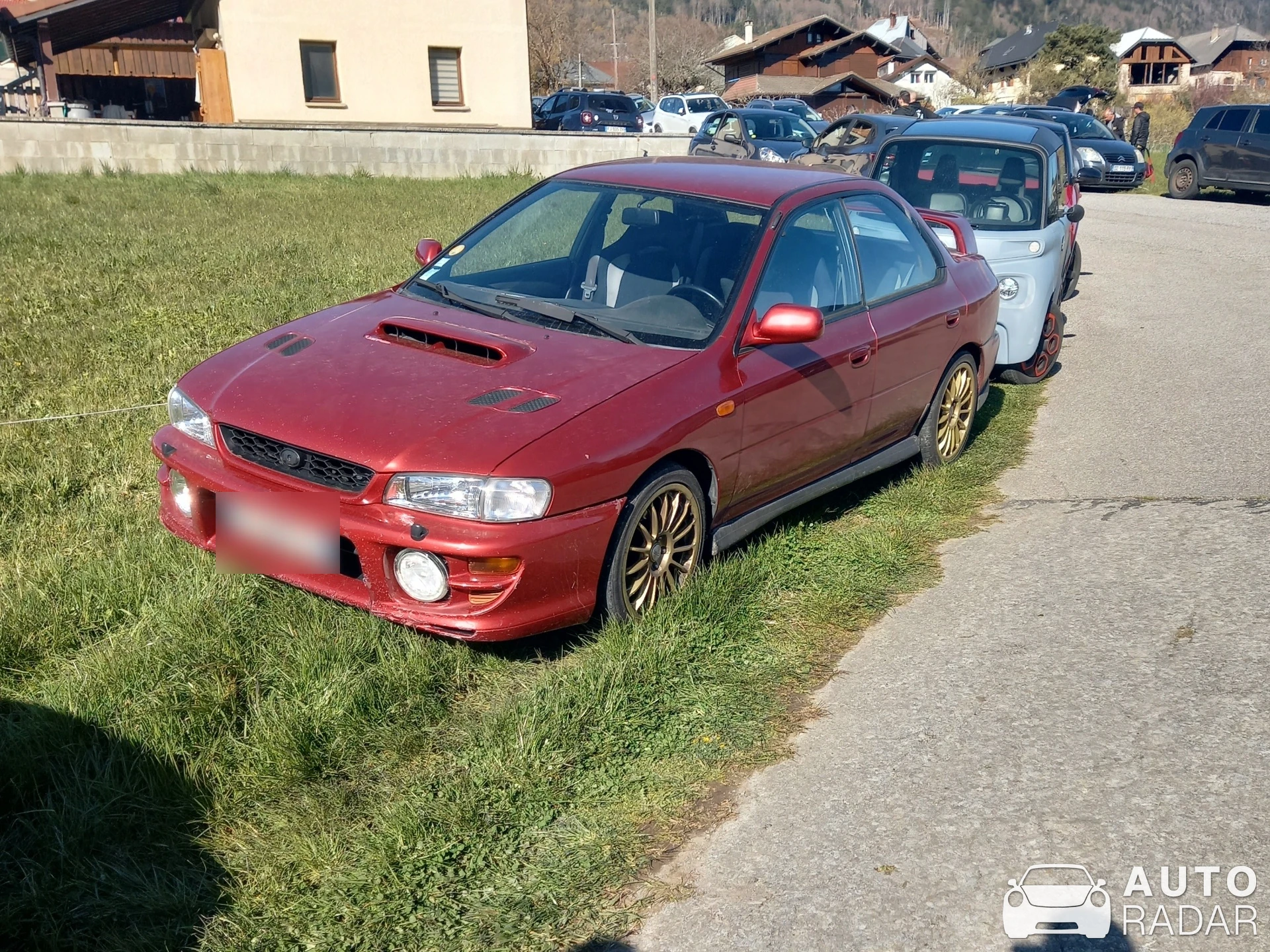 Subaru Impreza WRC spotted in Faverges-Seythenex