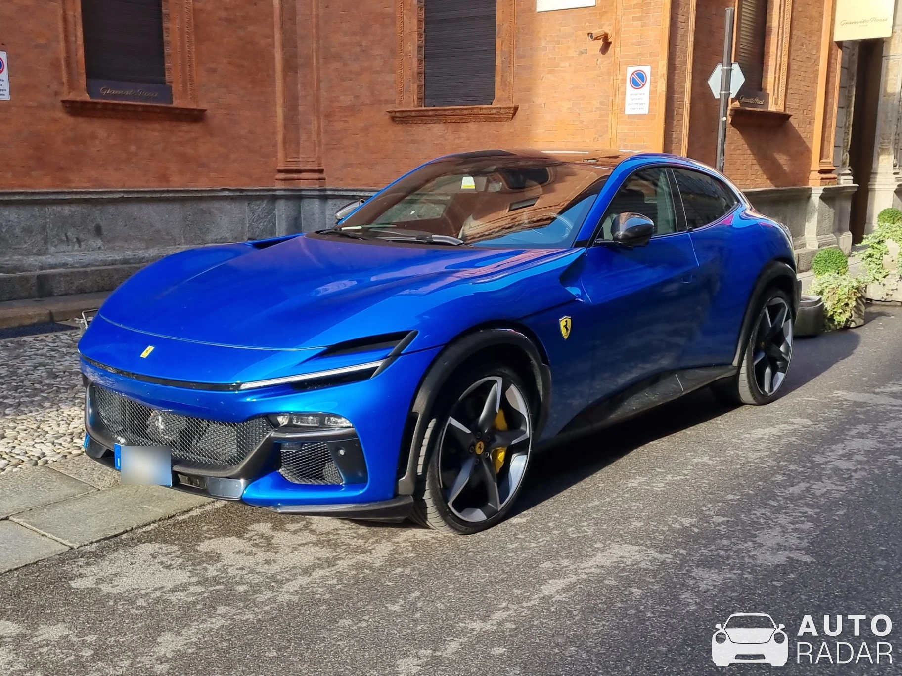 Ferrari Purosangue spotted in Milano, Italia