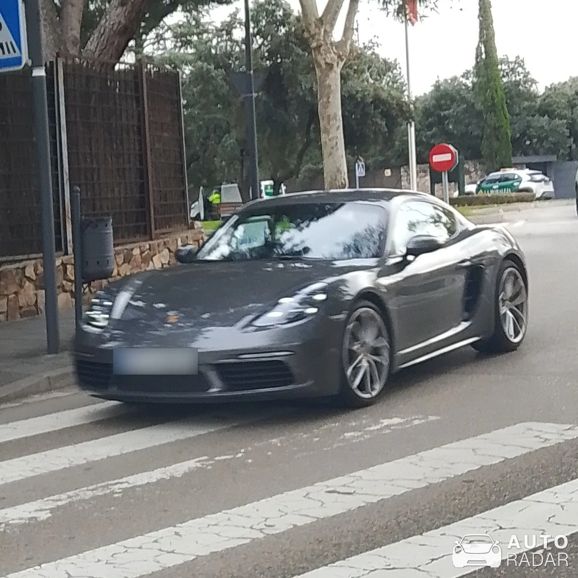 Porsche 718 Cayman spotted in Madrid, Spain
