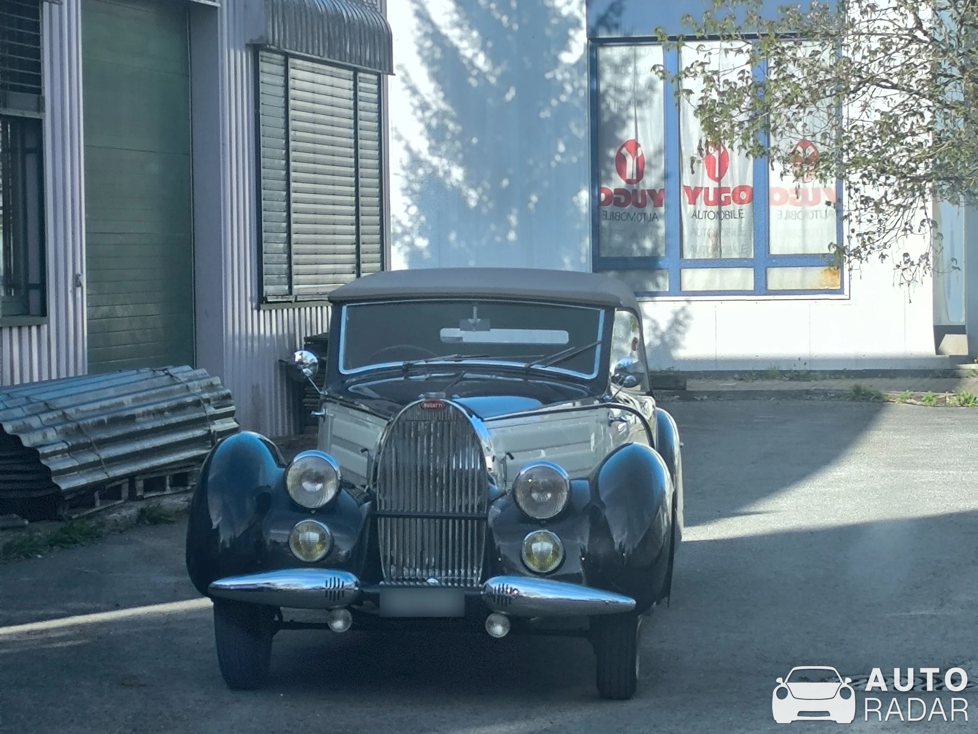 Bugatti Type 57 Ventoux spotted in Couvet