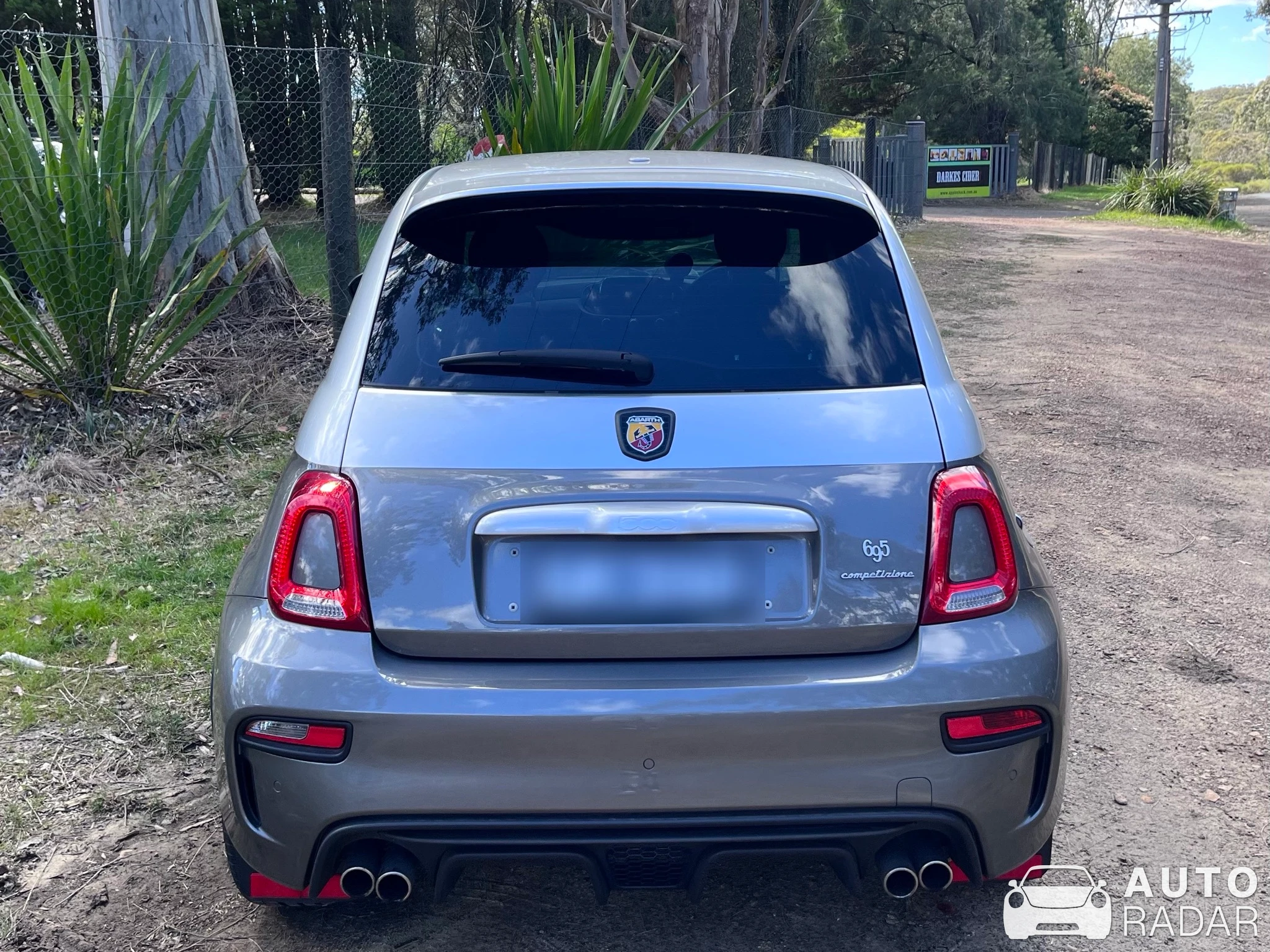 Abarth 695 Competizione spotted in Darkes Forest