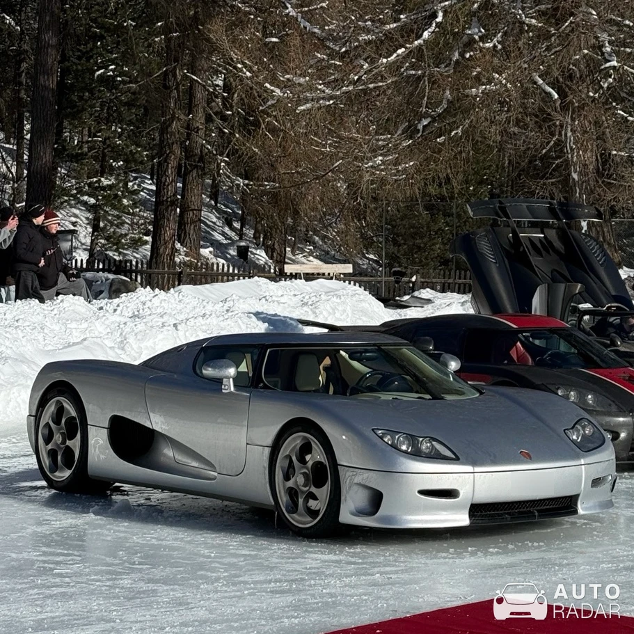 Koenigsegg CC8S spotted in St. Moritz