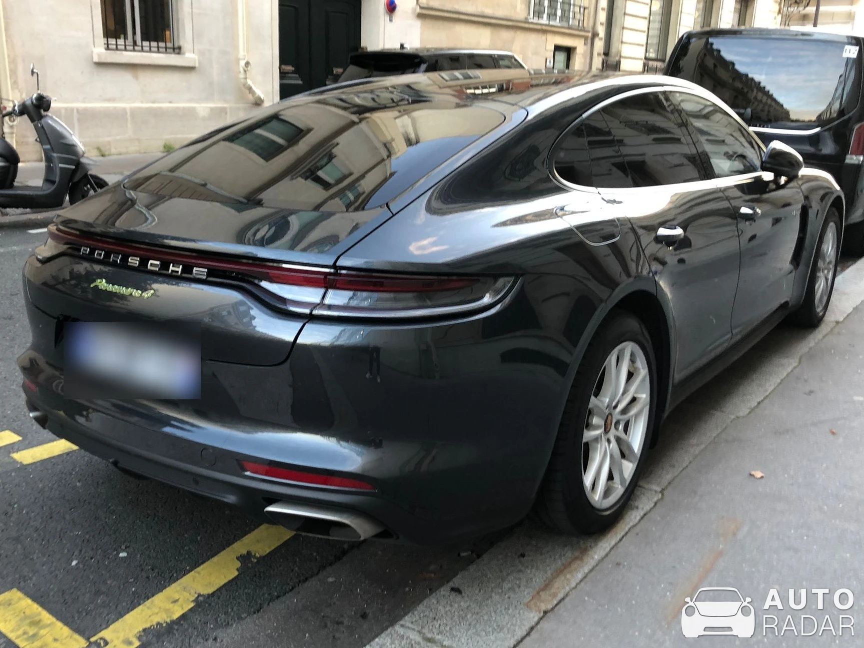 Porsche 971 Panamera 4 spotted in Paris, France