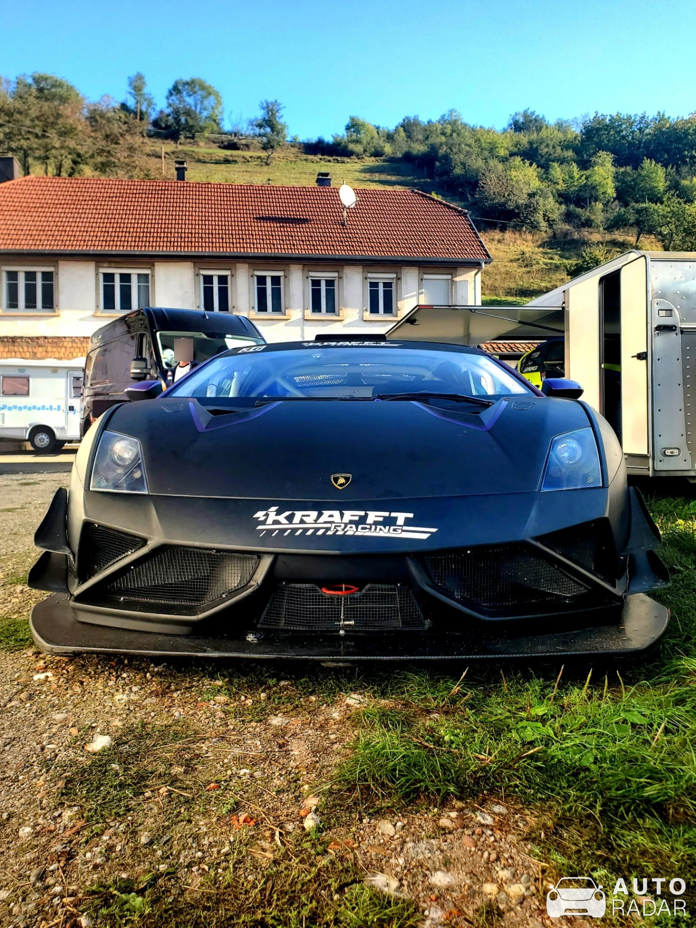 Lamborghini Reiter Engineering Gallardo GT3 FL2 spotted in Steige