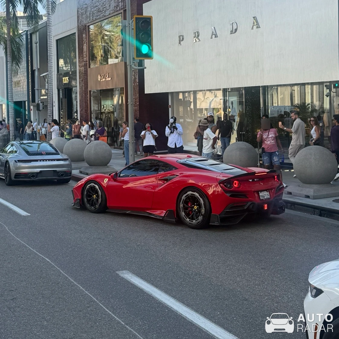 Ferrari F8 Tributo Mansory spotted in Beverly Hills