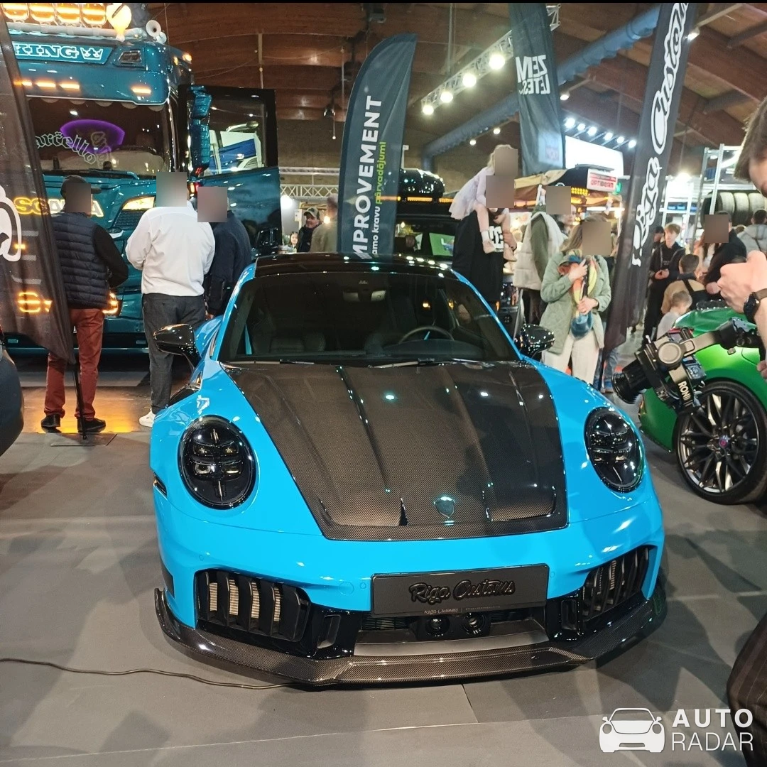 Porsche TechArt 992 Turbo S spotted in Riga