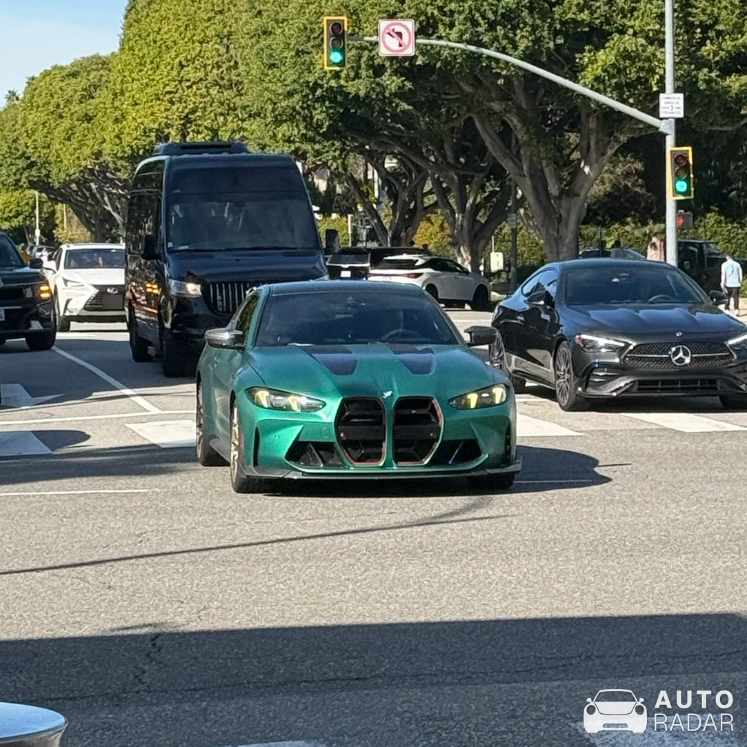 BMW M4 G82 CS spotted in Beverly Hills, United States