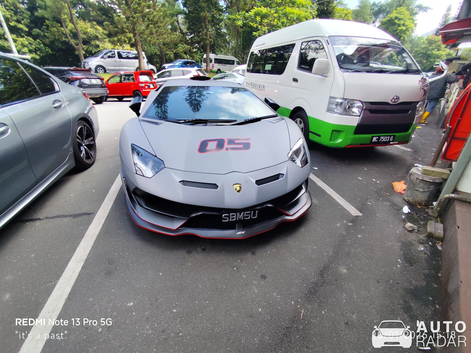 Lamborghini Aventador LP770-4 SVJ spotted in Genting Highlands, Malaysia