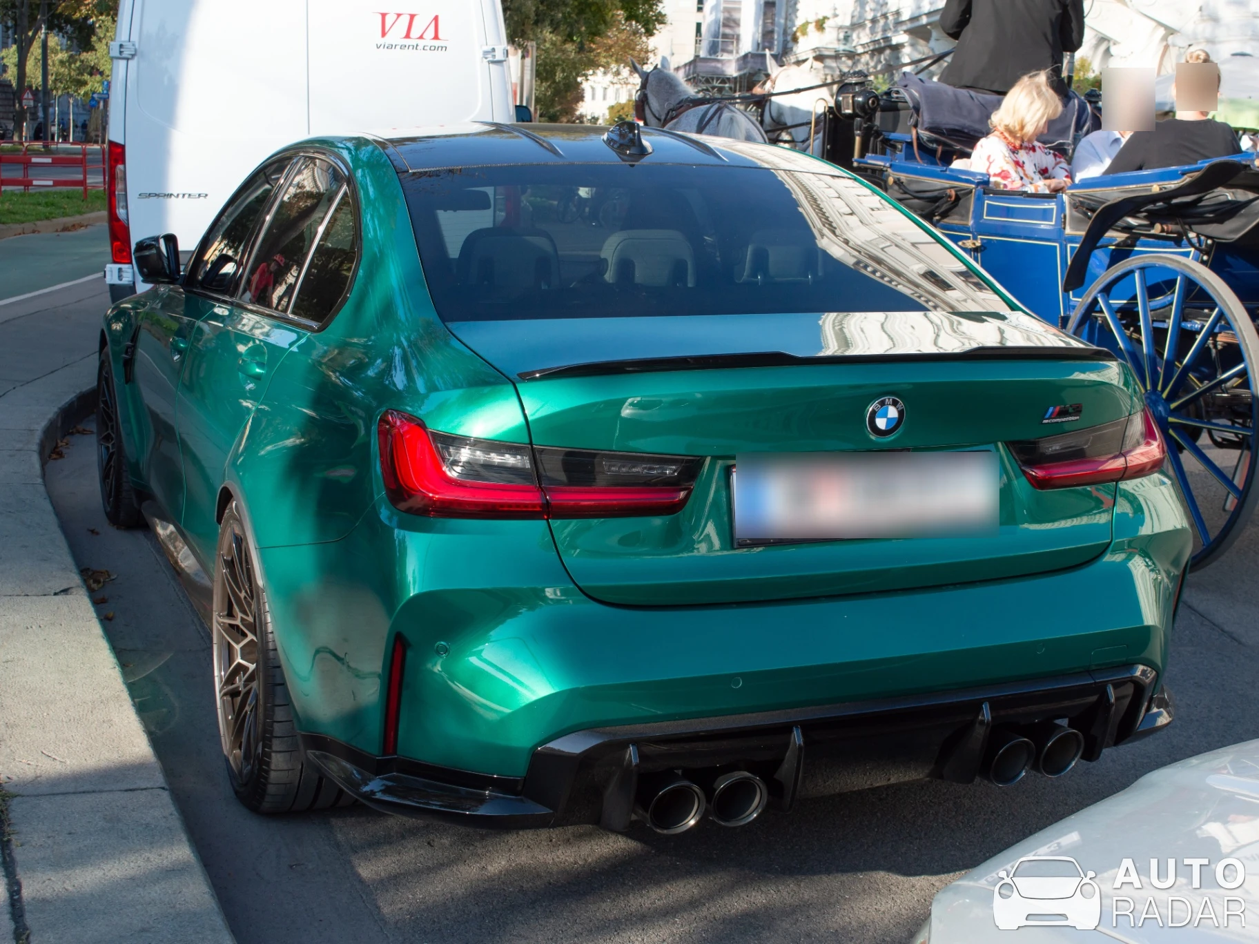 BMW M3 G80 Sedan Competition spotted in Wien, Austria
