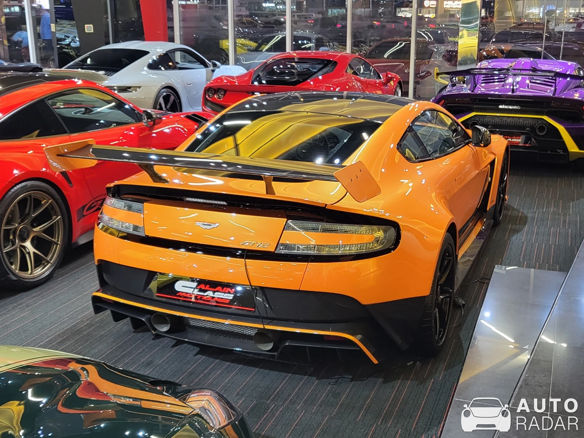 Aston Martin Vantage GT12 spotted in Dubai, United Arab Emirates