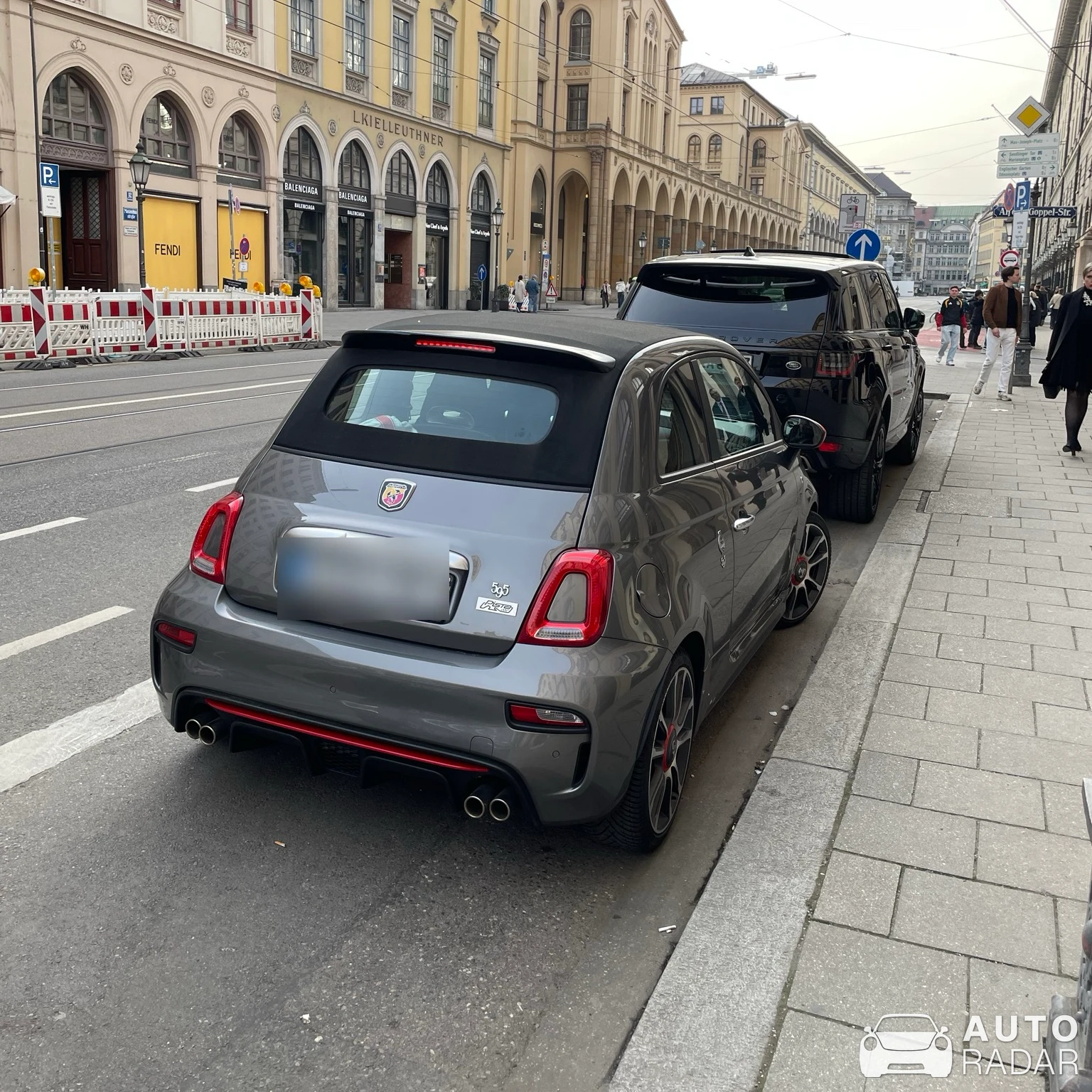 Abarth 595 Pista 70th Anniversary Edition spotted in München