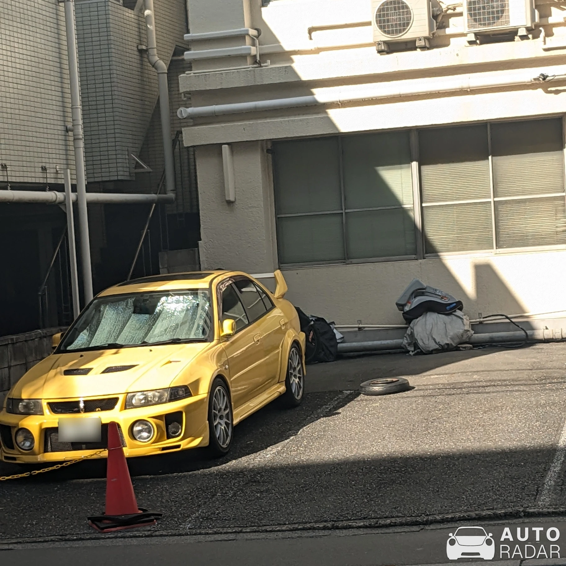 Mitsubishi Lancer Evolution X Voltex spotted in Shinjuku City, Japan
