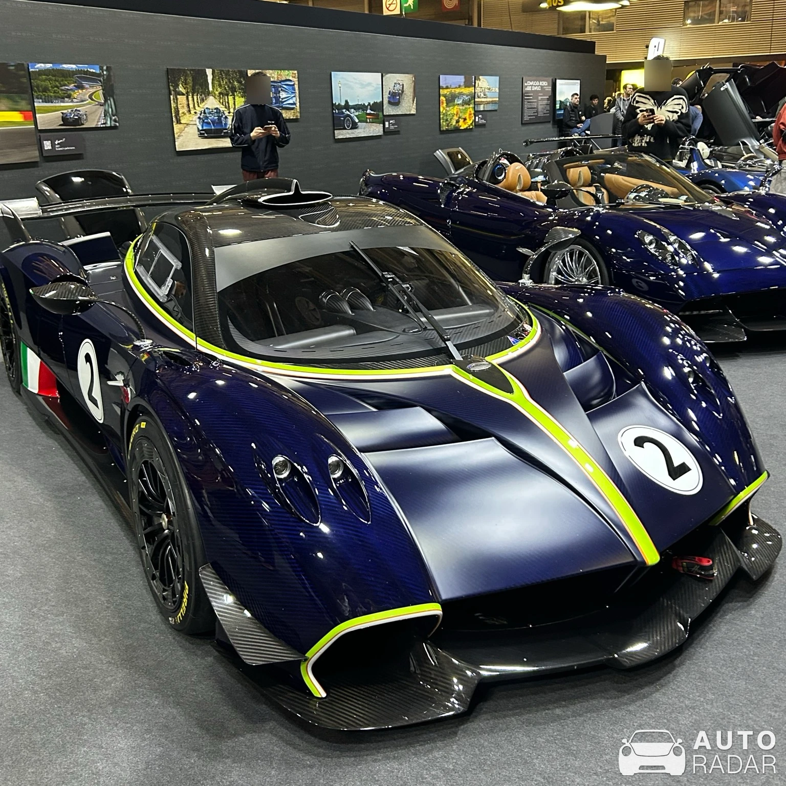 Pagani Huayra R spotted in Paris, France