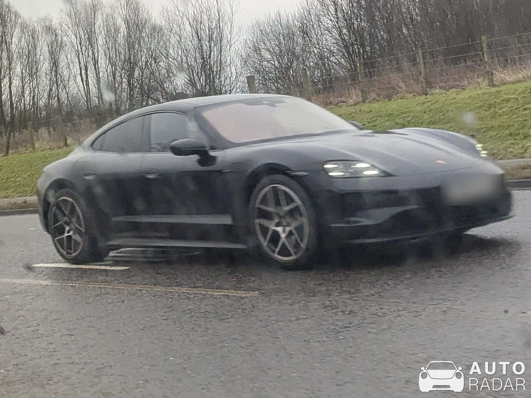 Porsche Taycan GTS spotted in Scotland, United Kingdom