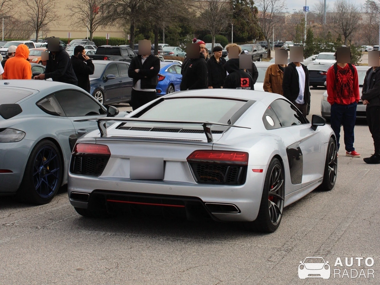 Audi R8 V10 Plus spotted in Raleigh